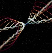 Kelvin Wave Illustration of Quantum Vortices