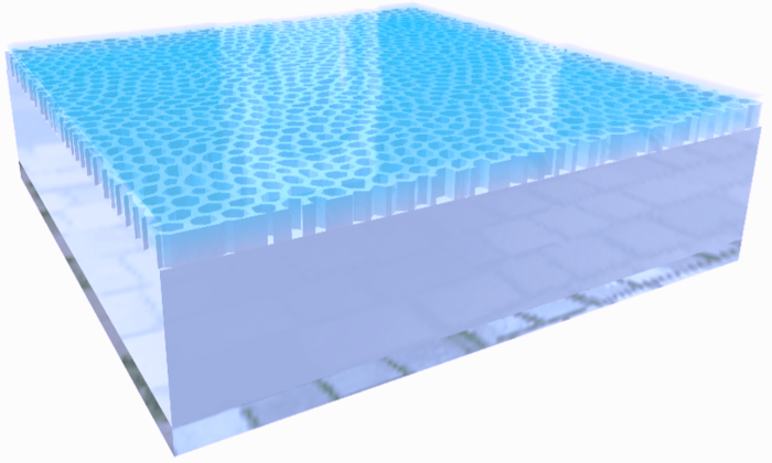 Disordered honeycomb