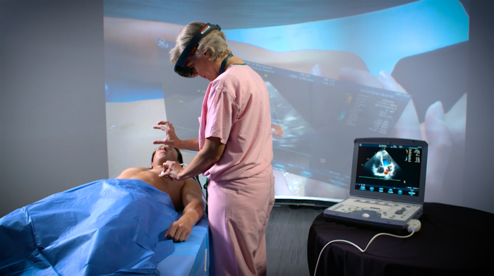 Prueba de prototipo de realidad aumentada en paciente