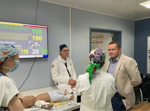 Mass General Brigham researchers in PICU in El Salvador