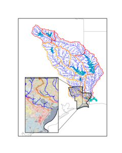 Sabine and Neches River watersheds