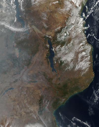 Aqua Captures Fires in Africa