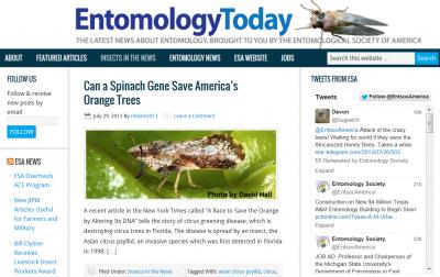 The Entomology Today Blog