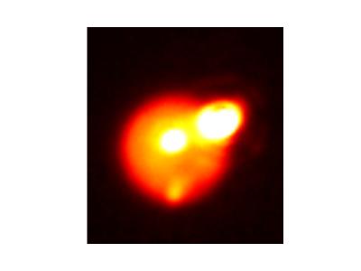 Image of Io with Adaptive Optics at the Gemini North Telescope