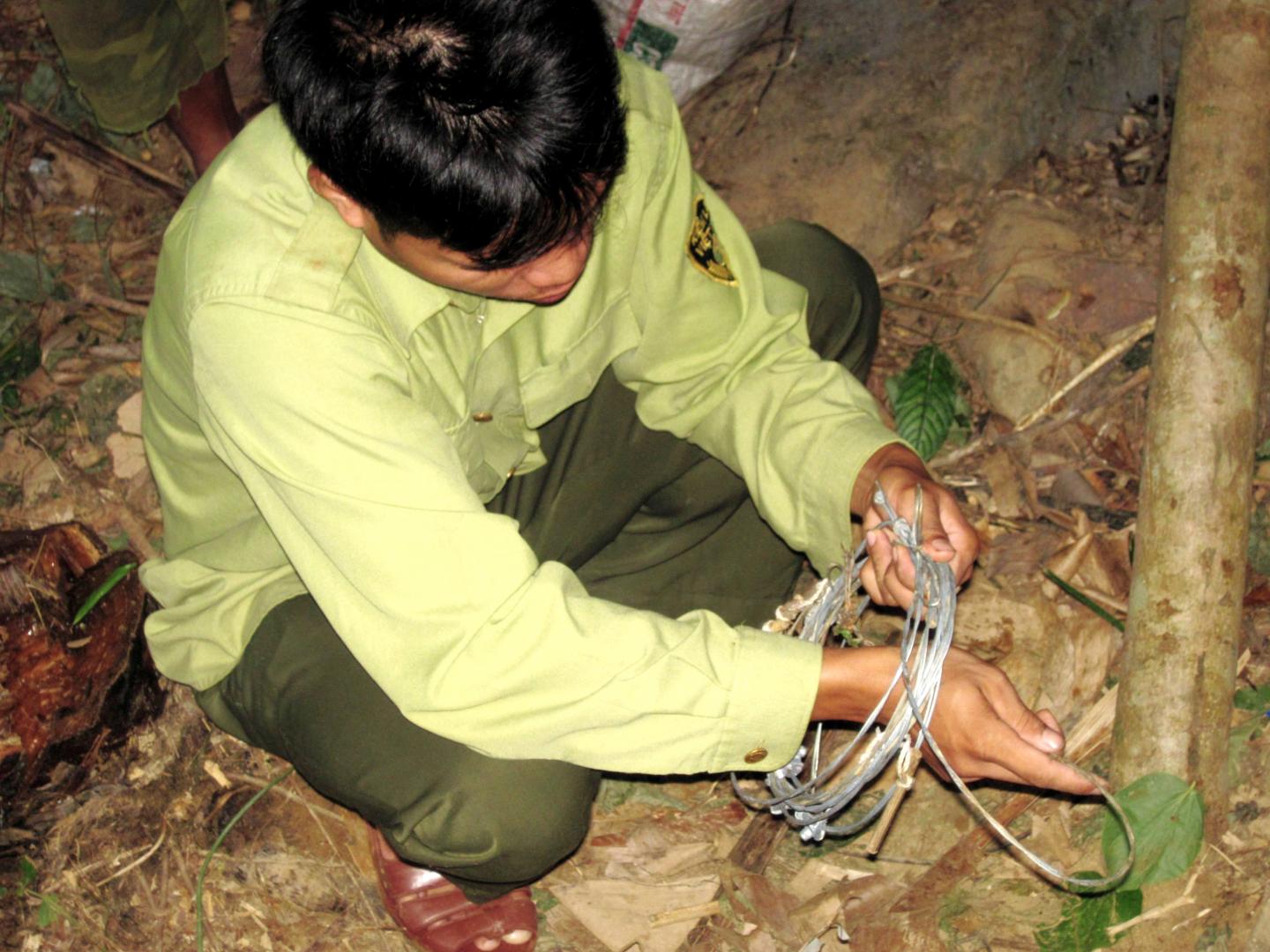 Removing Snares in Vietnam