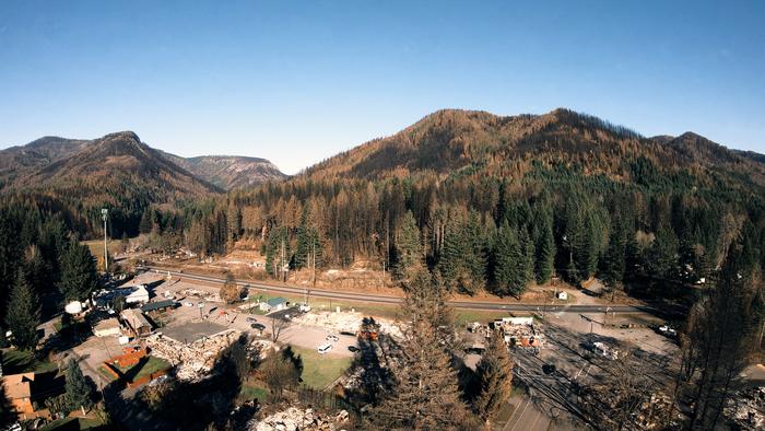 Wildfire damage