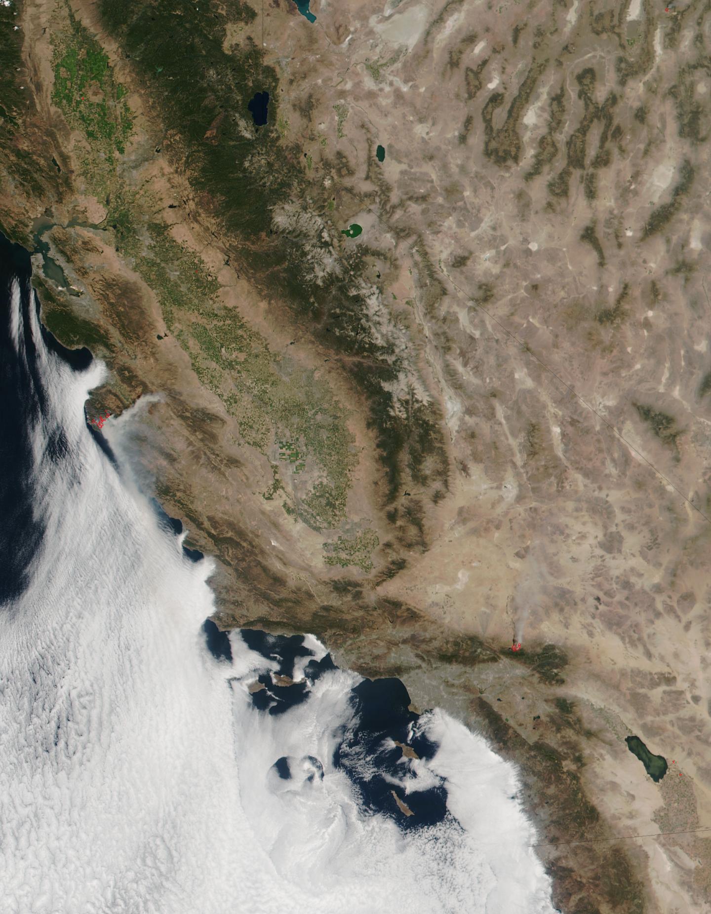 California's Soberanes Fire Seen from Space