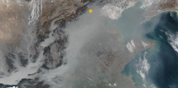 Smog Over Eastern China