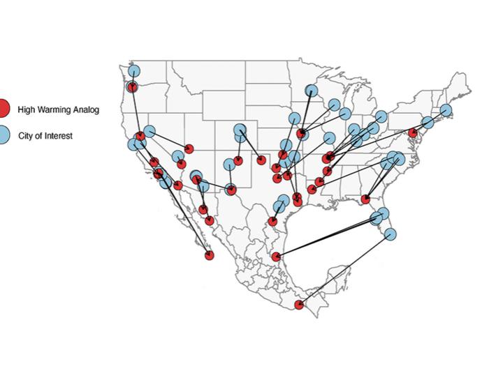 contemporary climate analogs