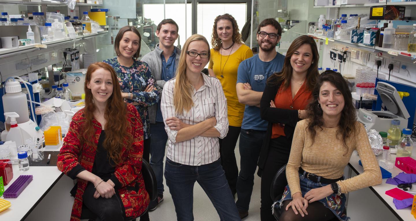 Dr Madeline Lancaster and her team