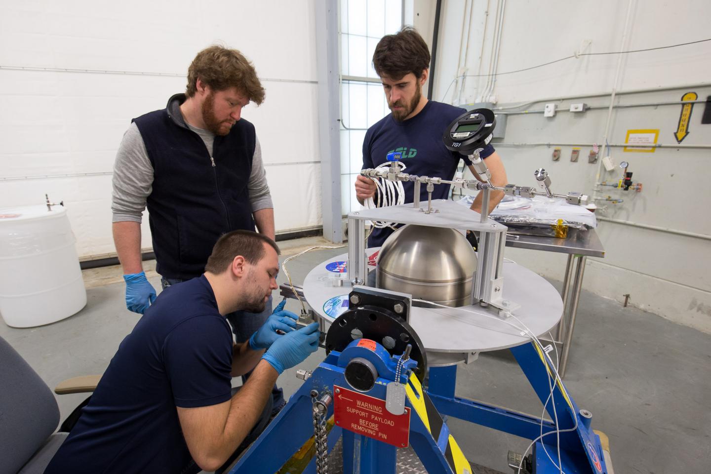 NASA Team Demonstrates Loading of Swedish 'Green' Propellant