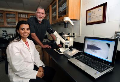 Marianna Jahnke and Dr. Jim West, Iowa State University