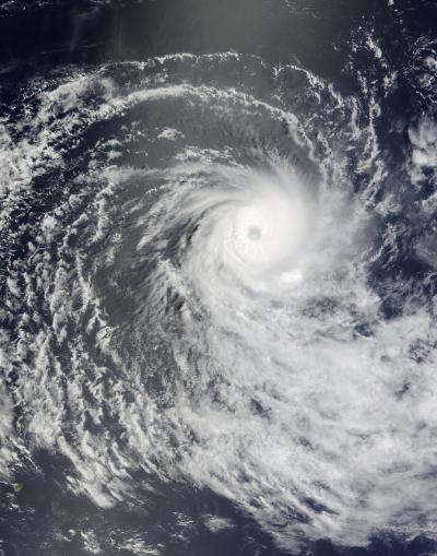 NASA Image of Cyclone Anja