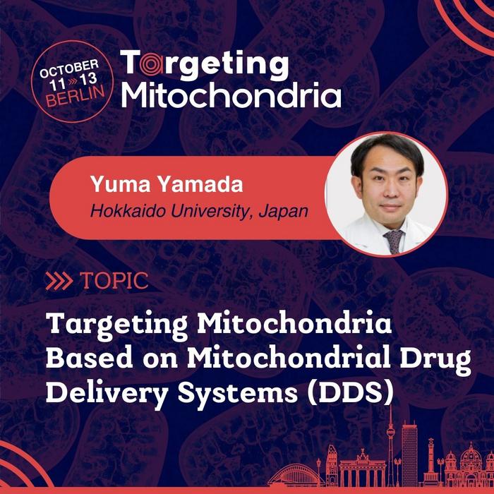 Prof. Yuma Yamada Speaker at Targeting Mitochondria 2023