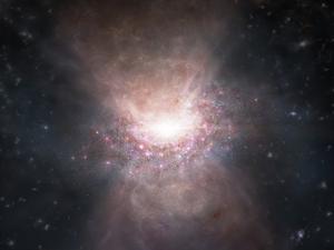Gas on the run – ALMA spots the shadow of a m - Vimarsana News