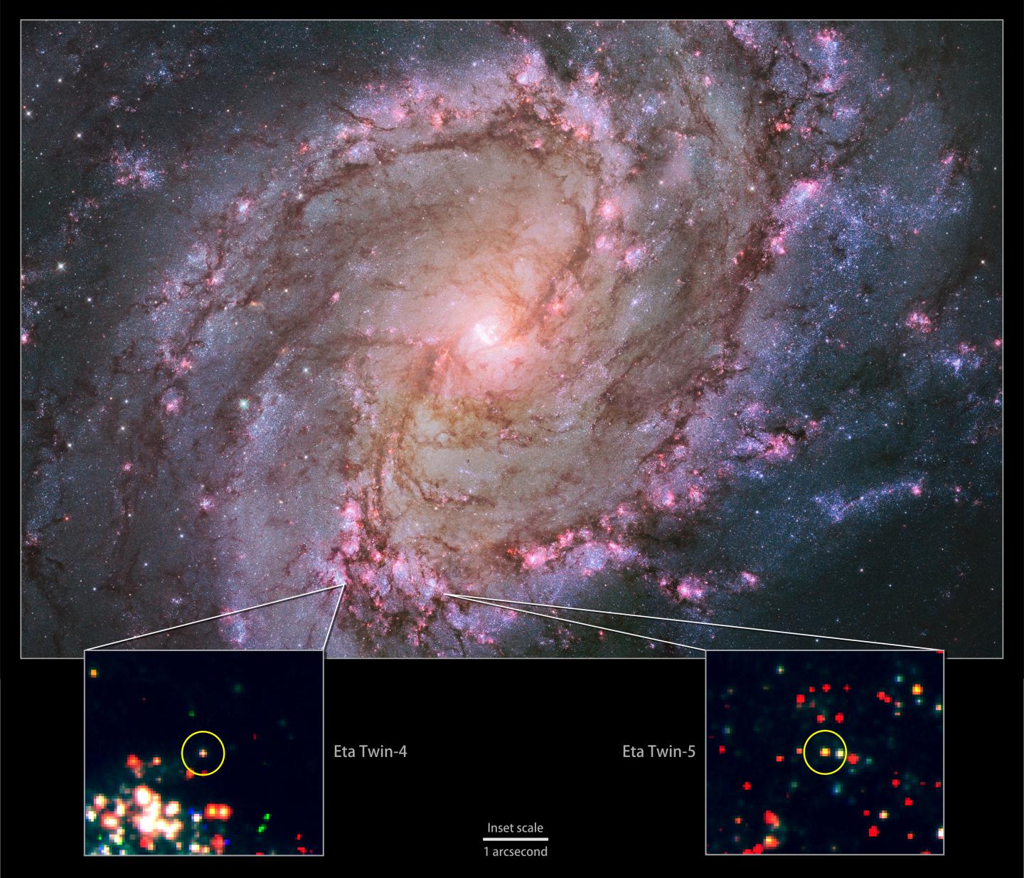 Nearby Spiral Galaxy M83 Hosts 2 Potential Eta Carinae Twins