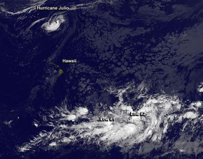 GOES-West Image of Julio