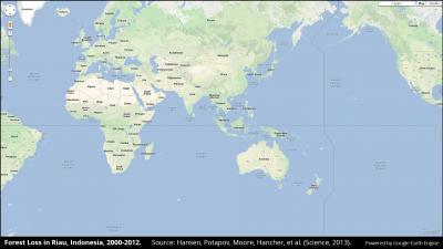 Global Map of 21st Century Forest Changes (1 of 4)