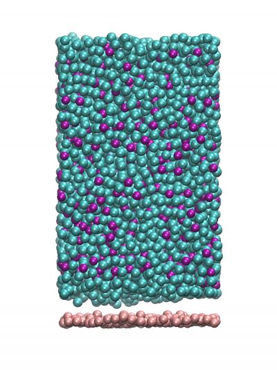 Molecular Structure of an Ultrastable Glass