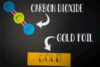Conversion of Carbon Dioxide to Molecular Oxygen and Atomic Carbon
