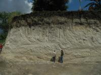 Thick deposits  of the Tierra Blanca Joven pyroclastic density currents