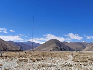 Observation site located at the north base camp of Mount Everest