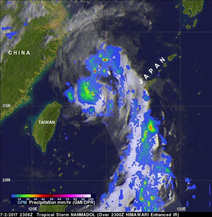 GPM Image of Nanmadol
