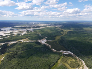 Wood Buffalo National Park in Canada