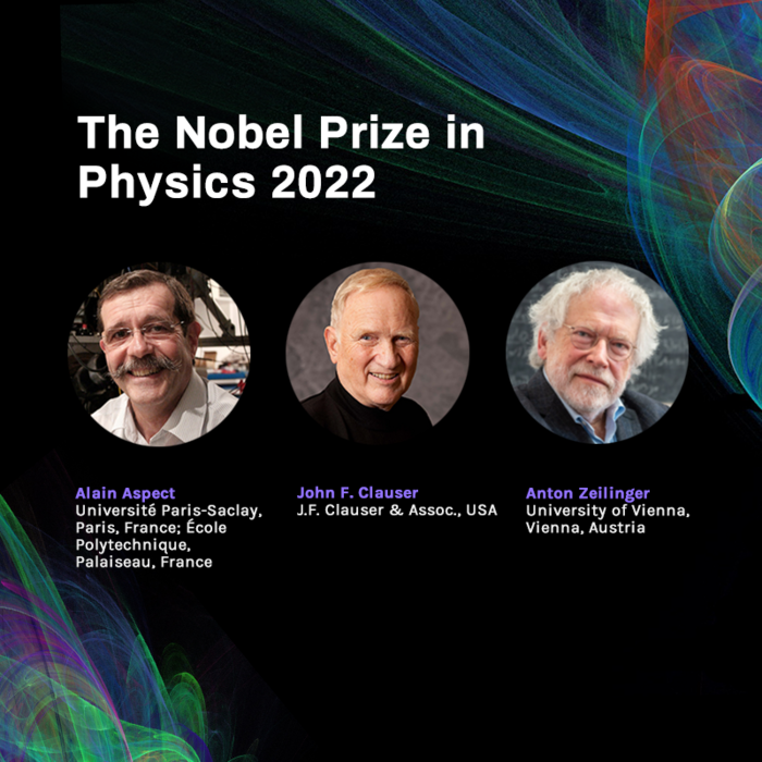 Aspect, Clauser, Zeilinger awarded 2022 Nobel EurekAlert!