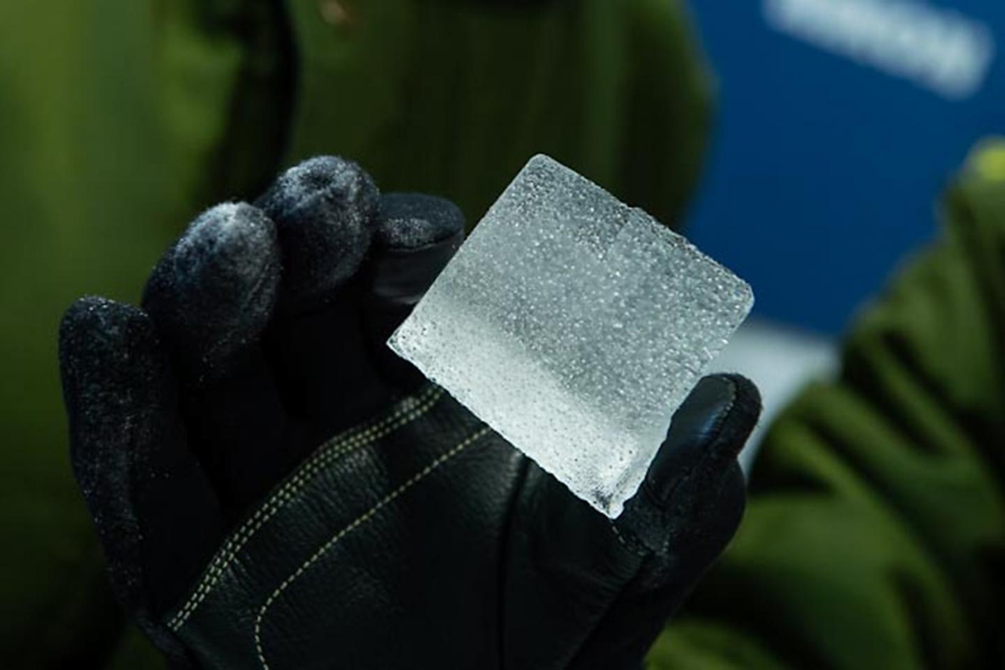 Antarctica Ice Core Sample