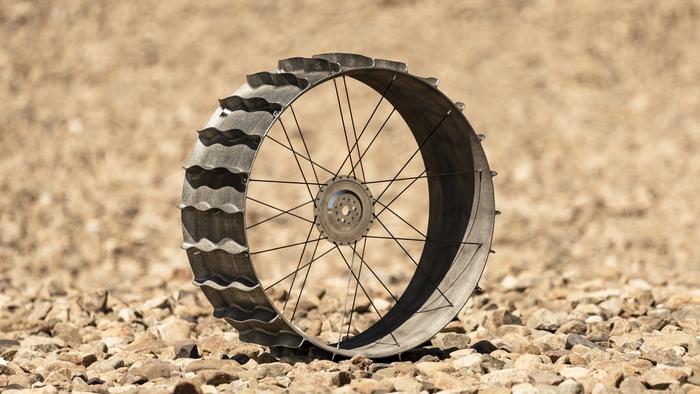 Lunar wheel prototype based on NASA design