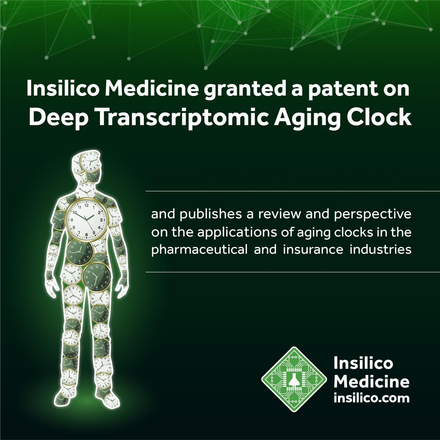 Insilico Medicine Grants a Patent on Deep Transcriptomic Aging Clock 