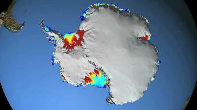 Circulation of Ocean Currents Around the Western Antarctic Ice Shelves (1 of 2)