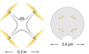 Microdrone vs. Quadrocopter