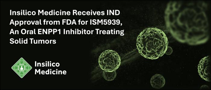 Among the 30+ AI-driven pipelines self-developed by Insilico, ISM5939 marks the 10th molecule to receive IND clearance.