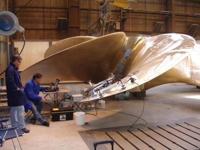 Detecting Material Defects in Ship Propellers