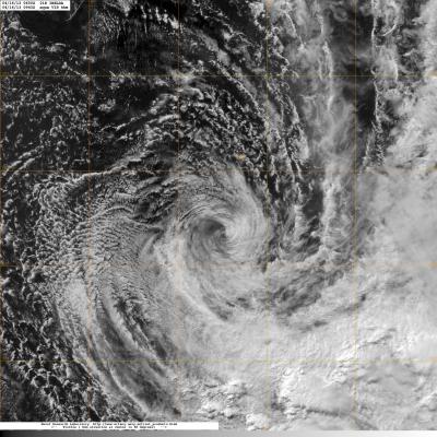 Aqua Passes Over Imelda