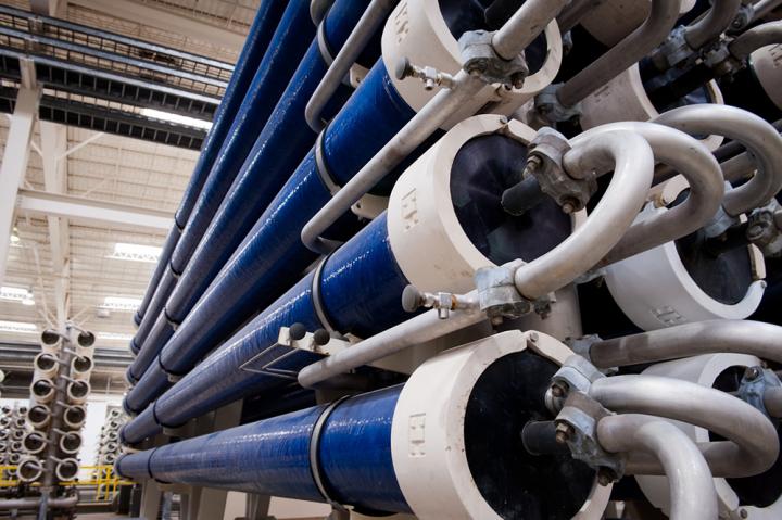 Filters in a Desalination Plant