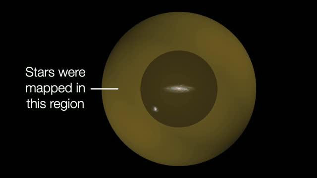 All-Sky Map of the Milky Way's Outer Reaches & Dark Matter Simulation