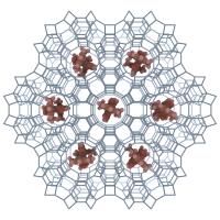 Zeolite with DXP Molecules (Top View)