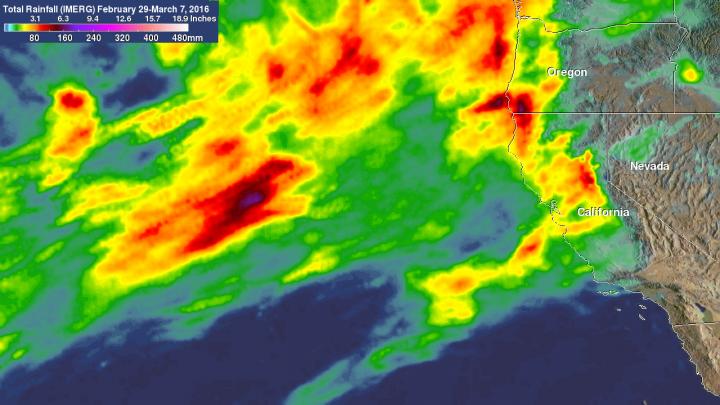 IMERG Rainfall Analysis from Feb. 29 to Mar. 7