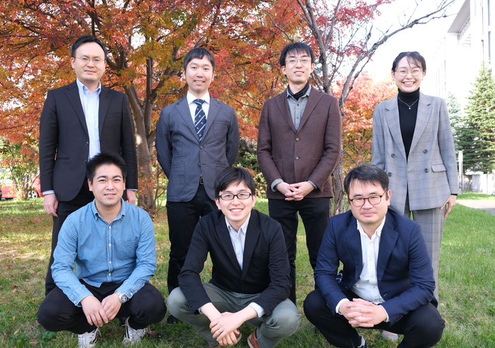 Members of the research team at the Institute for Chemical Reaction Design and Discovery (WPI-ICReDD)