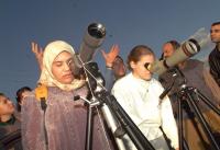 Muslim and Jewish School Girls Birdwatching Together