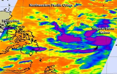 AIRS Image of Tropical Storm Matmo