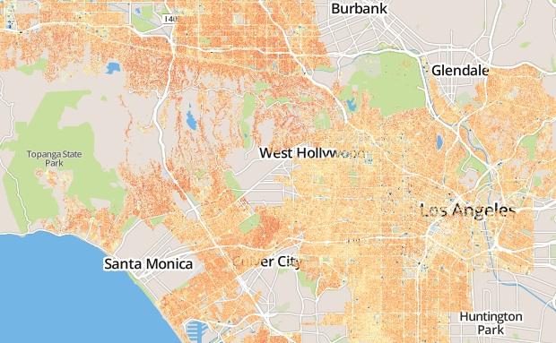 Interactive Map Reveals Rooftop Reflectance for Five California Cities