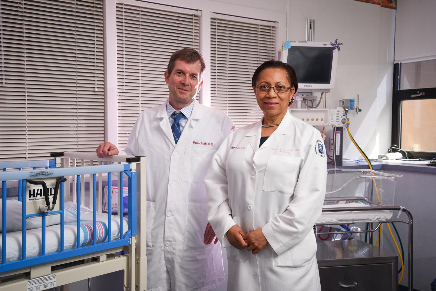 Dr. Kraft and Dr. Adeniyi-Jones, Thomas Jefferson University