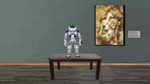 Video of the robot speaking standard German