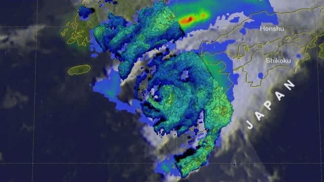 GPM Video Flyby of Nanmadol's Rainfall Rates