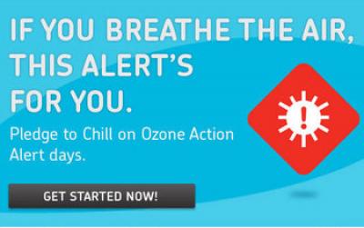 Illustration with Text if You Breathe the Air, This Alert Is for You