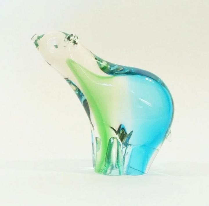Polar Bear Glass Image